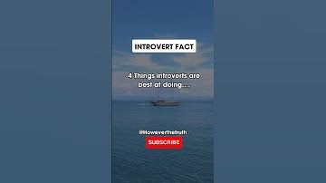 4 Things Introvert are Best at Doing  #shorts #psychologyfacts #subscribe