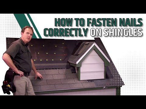 Video: Reliable fastening of a soft roof with roofing nails