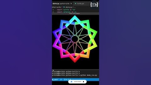Superb graphics with python turtle | Python Turtle Graphics 21 | Awesome python turtle graphics