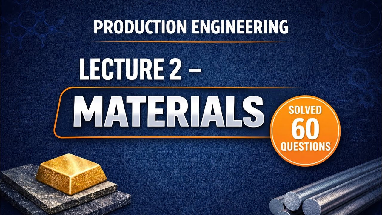 Production Eng Material ( شرح + حل 60 سؤال)