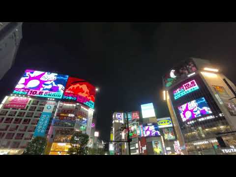 【渋谷】渋谷スクランブル交差点シンクロ放映 アンデッドアンラック #アンデラ #アンデッドアンラック