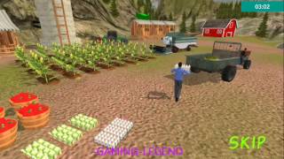 HILL FARM TRUCK TRACTOR PRO ANDROID GAMEPLAY HD screenshot 4