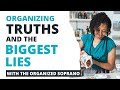 The TRUTHS and LIES about home organization | Clutterbug Podcast # 169