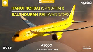 🔴 Microsoft Flight Simulator: Goldenliner - Hanoi to Bali | VATSIM Livestream 🔴