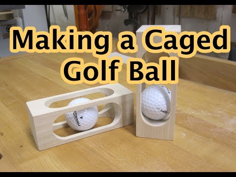 Golf Ball in a Block of Wood - WoodLogger