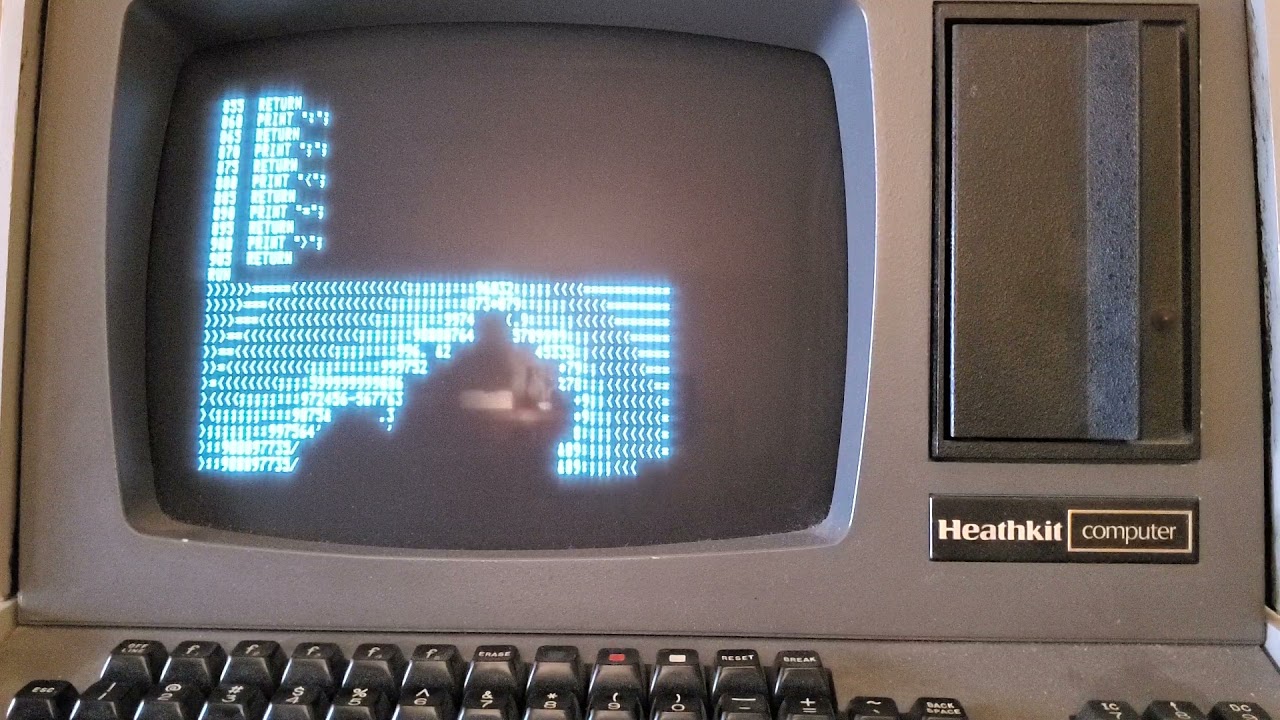 Data General Nova 1200 running Mandelbrot set in Single User BASIC