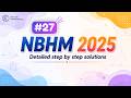 NBHM 2025 Que 27 Solution | MSc/PhD Exam | #nbhm #phd #csirnet #gate