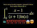 ∫(x-1)/((x+1)ln(x)) dx [0, 1]. Solving by Double Integrals, Geometric Series &amp; Wallis Product for π.