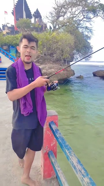 MANCING DI JEMBATAN PANTAI BALEKAMBANG‼️SERU BANGET #shorts
