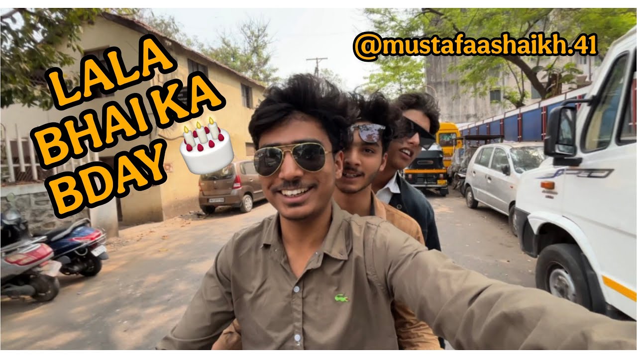 Lala bhai ka bday | Shoot day | Vlog !!