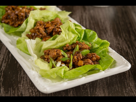 Chicken Lettuce Wraps Recipe | How To Make Asian Style Lettuce Wraps | SyS