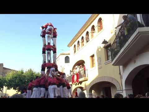 El resum de la diada castellera de Vilallonga del Camp