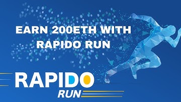 Earn Upto 200 ETH With RAPIDO RUN Smart Contract
