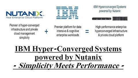 IBM Hyper-Converged Systems POWERed by Nutanix