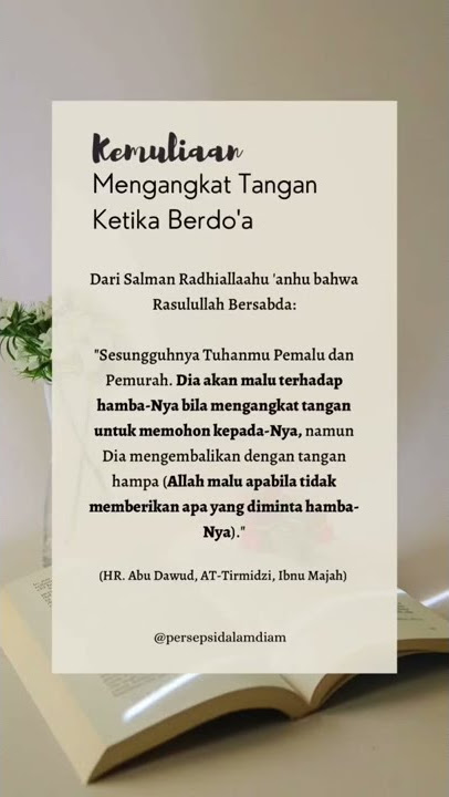 Mengangkat Tangan Ketika Berdoa Kepada Allah Ta'ala #berdoa #doamustajab #doadikabulkan
