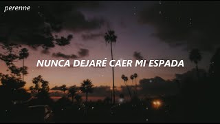 i&#39;ll never drop my sword // the drums (español)