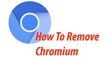 How to remove chromium