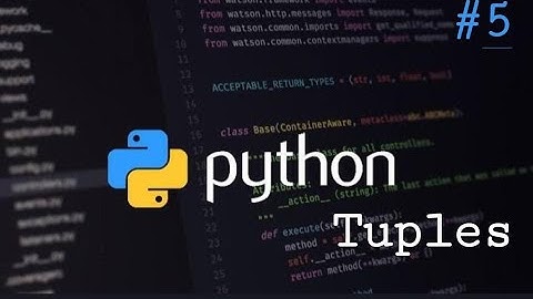 Python #5 Tuples according to VTU syllabus by Dr . Mahantesh K