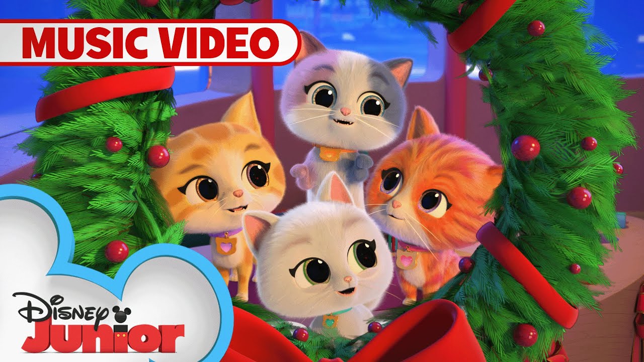 SuperKitties Holiday Music Video  Kittydale Christmas Cheer disneyjunior