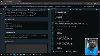 Implementing Fractional Knapsack Solution in C++ | Pepcoding |
