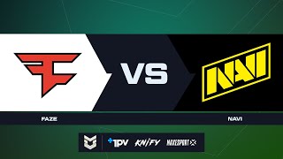 FaZe vs NAVI - Finale - PGL Major Anvers - Champions Stage - MAP 1