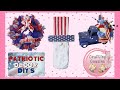 HIGH END PATRIOTIC HOME DECOR DIY TUTORIALS | Boutique Wreath | Centerpiece | Uncle Sam Gnome