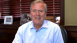 Jeb Bush Pays Tribute to Mitch Daniels