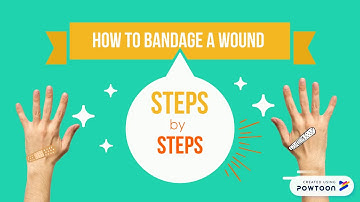 how to bandage a wound.