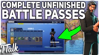 Should Fortnite Let Players FINISH Old Battle Passes?