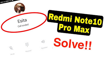 How to Solve Redmi Note 10 Pro Max Outgoing call Problem | Mi Note 10 Pro Max Call Ended Problem