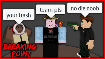 TRYING TO TEAM UP WITH HIGH RANKS! (Roblox Breaking Point)