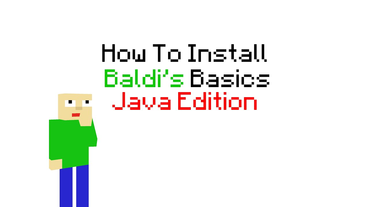 Baldi Basic Mod On Minecraft Java How To Install Baldi's Basics Java Edition ON Minecraft 1.21.8 UPDATED ...