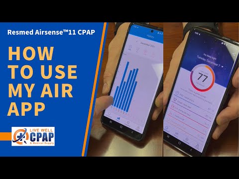 How to use the My Air App for Resmed Airsense CPAP users