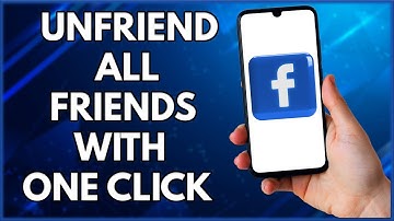 How To Unfriend All Friends On Facebook At Once  | Easy Tutorial (2022)