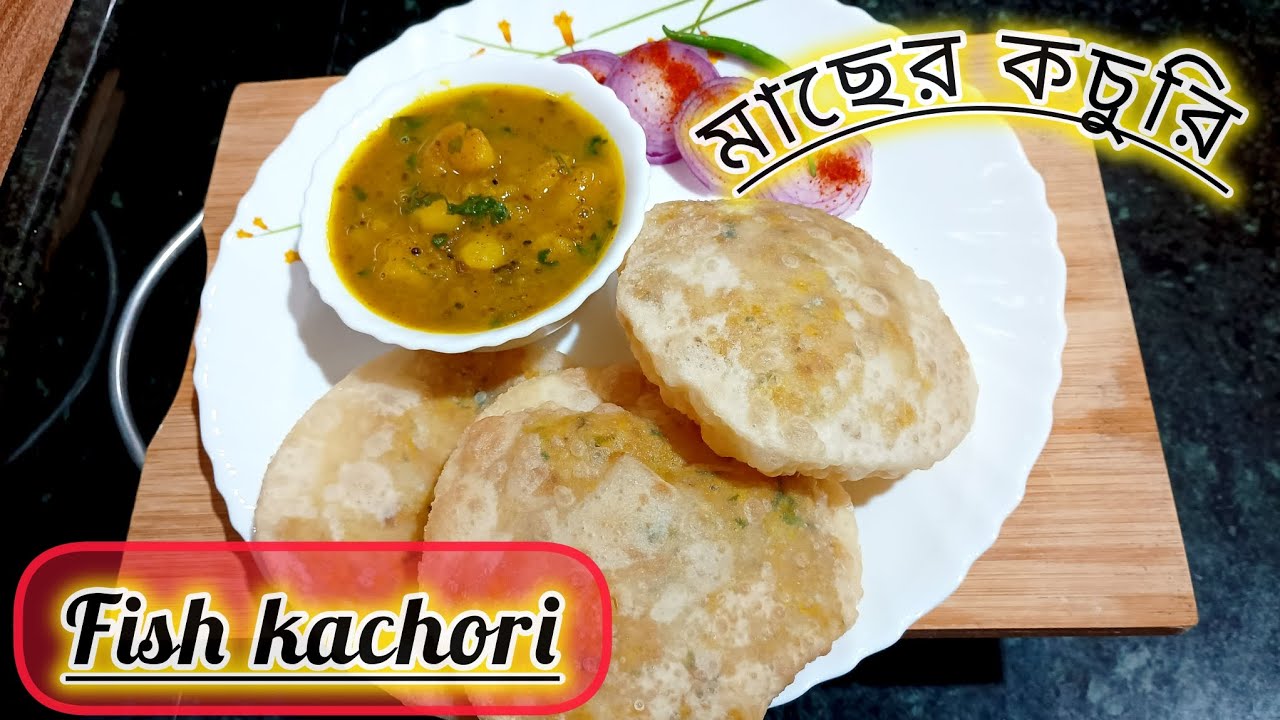 Fish kachori recipe//North kolkata femous fish kachori//Bengali style Mach-er kachuri//Fish recipe 