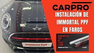 ✅ Keep your HEADLIGHTS LIKE NEW with CARPRO IMMORTAL PPF