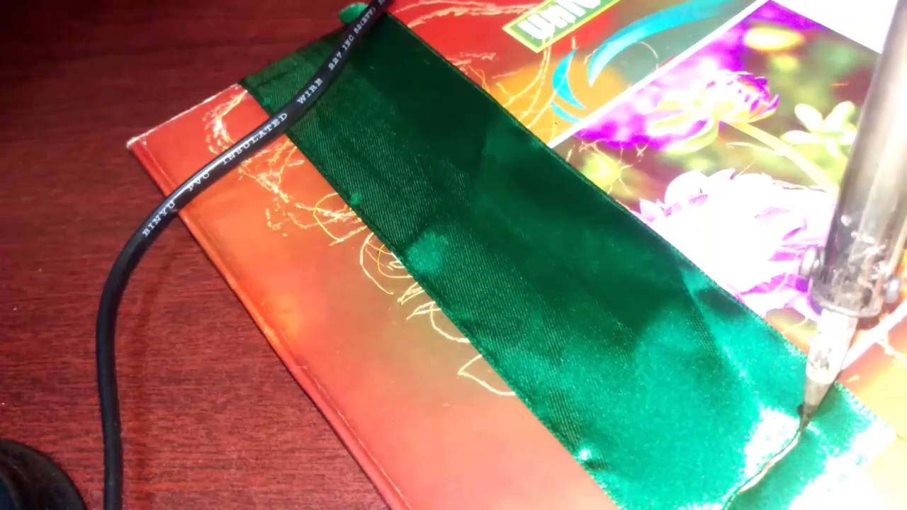Cutting fabric with soldering iron, best hack for no hotKnife YouTube