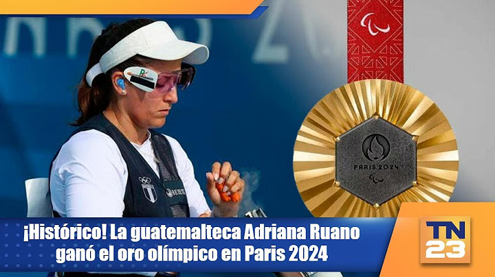 ¡Histórico! La guatemalteca Adriana Ruano ganó el oro olímpico en Paris 2024