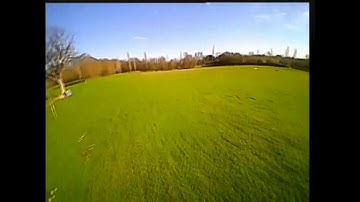 Eachine Flyingfrog Q90 large space demo flight (Courtesy Banggood)