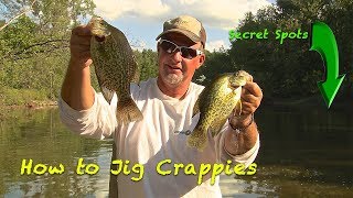 River Crappie Fishing  How to Find Structure