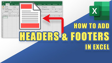 How to Easily Add HEADERS & FOOTERS in EXCEL