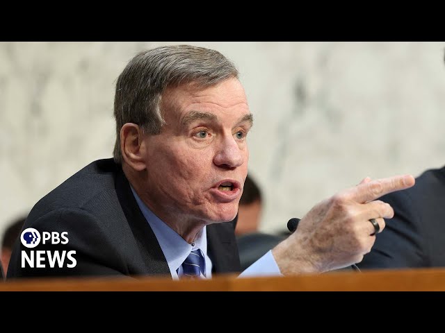 WATCH LIVE: Warner addresses Trump administration excluding Democrats from boat strikes briefing