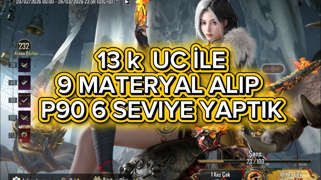 BU BİR EFSANE BİR P90 BU🐎🔥 13 K İLE FULLEDİK ☠️😈🫵
