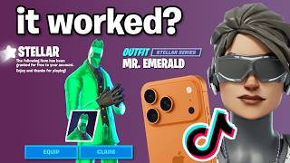Testing Fortnite Stellar TikToks To See If They Work