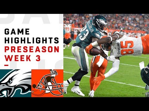 Eagles vs. Browns Highlights | NFL 2018 Preseason Week 3