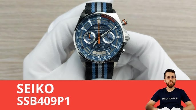 Seiko Core Chronograph Men\'s Watch SSB403P1 (Unboxing) @UnboxWatches -  YouTube