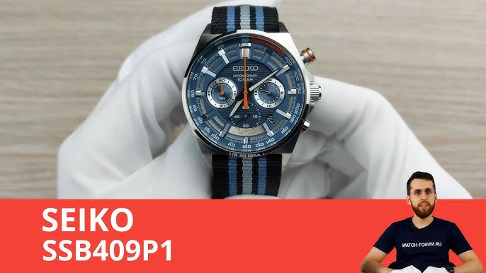Seiko Core Chronograph Men's Watch SSB403P1 (Unboxing) @UnboxWatches -  YouTube