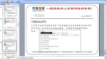 传智播客 韩顺平 php从入门到精通 视频教程 第055讲 数组使用细节② 数组运算符 数组作业评讲① 数组小结