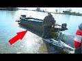 Ice Fishing with a BOAT!!! (Gone Wrong)