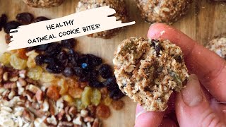 Oatmeal Protein Cookie Bites! Boyfriend Approves